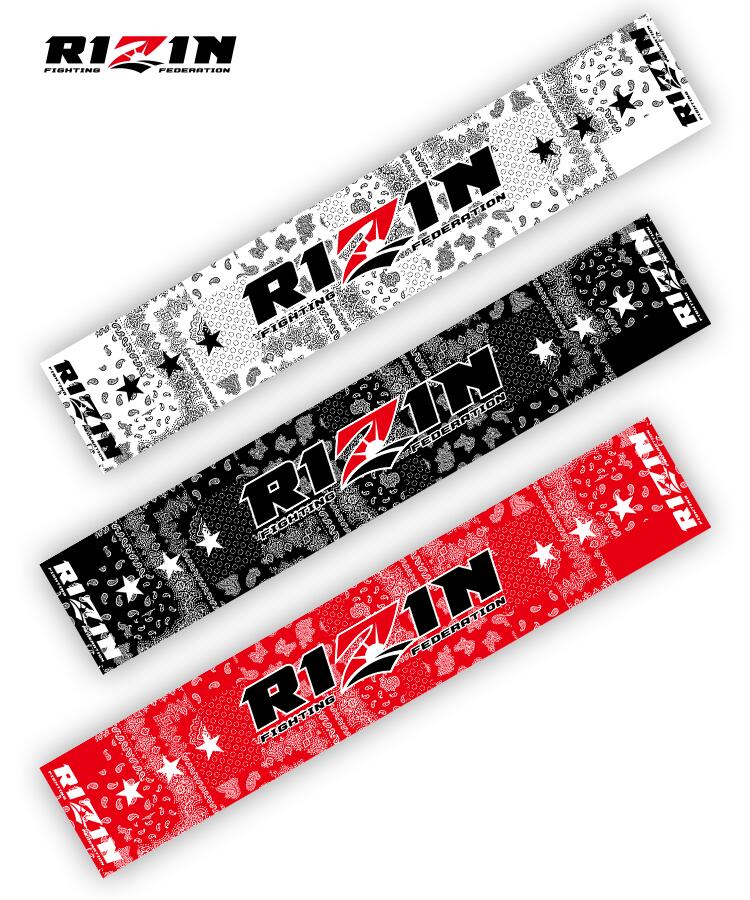 楽天市場】【RIZIN 公式グッズ RIZIN PAISLEY マフラータオル WHITE
