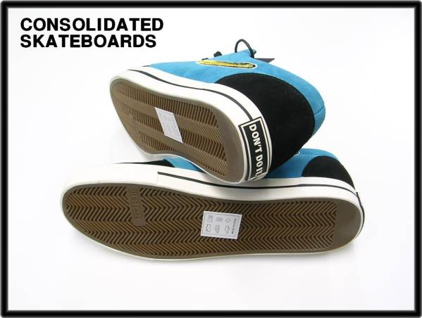 楽天市場】US9(27.0cm)【CONSOLIDATED SKATEBOARDS DNT-001 BLACK/BLUE