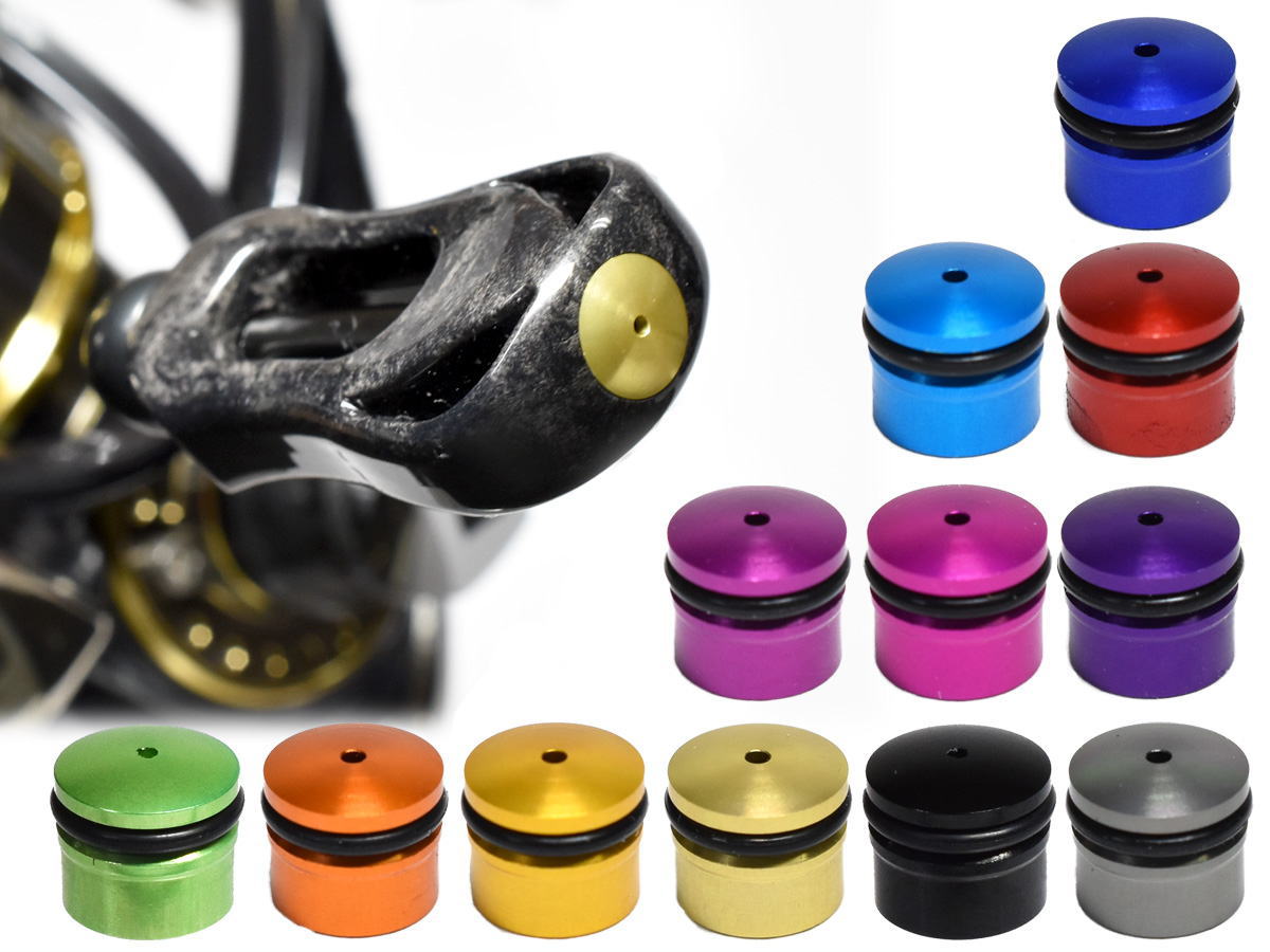 スタビライズドウッドノブ 2個 ハンドルノブ シマノ・ダイワ対応