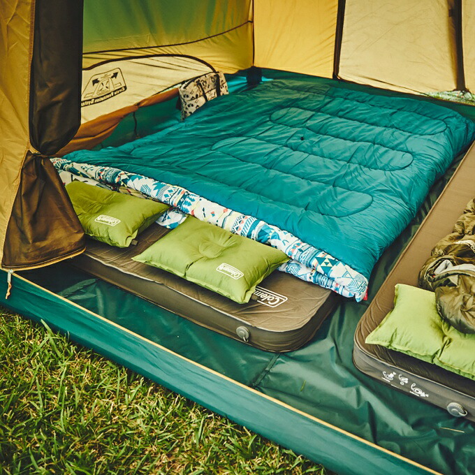 楽天市場】コールマン 封筒型シュラフ ファミリー2 in1/C5 2000027257