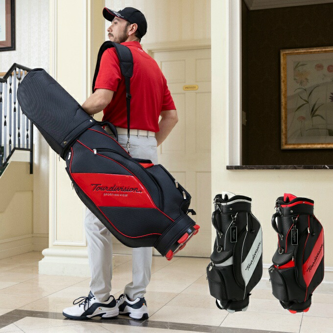 楽天市場】ツアーディビジョン キャディバッグ 7分割 メンズ