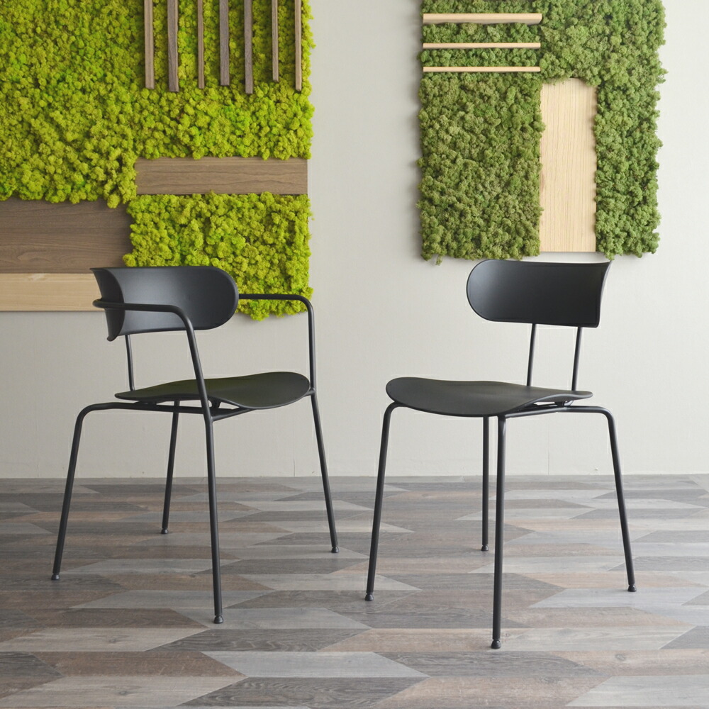 楽天市場】アンナ チェア Anna Chair ブラック | スタッキング