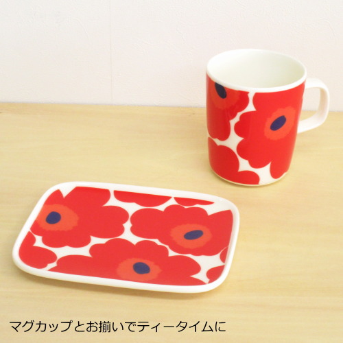 楽天市場】マリメッコ 皿 スクエア 北欧食器 『ウニッコ スクエア