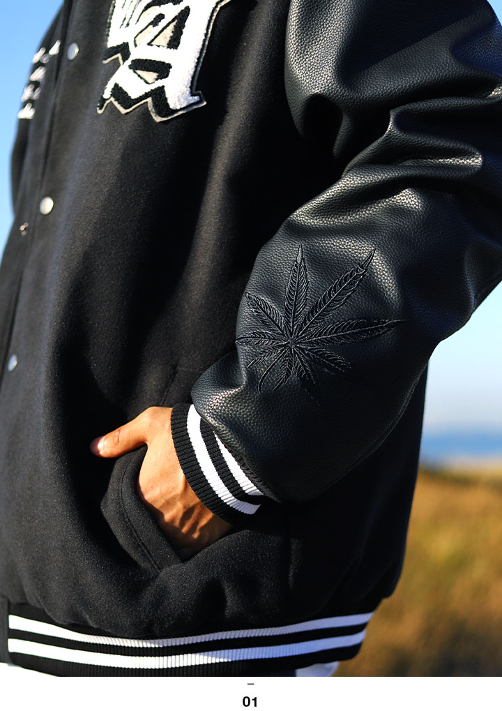 楽天市場】【56%OFF】ACE FLAG アウター 長袖 スタジャン ブルゾン