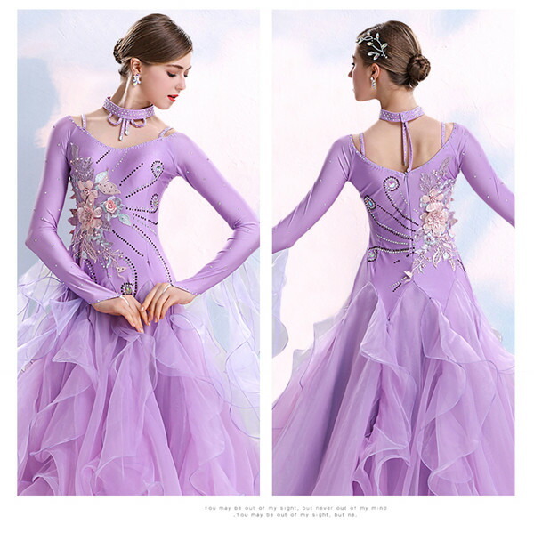 楽天市場】社交ダンス衣装 初心者 練習着 社交ダンス ドレス 競技着