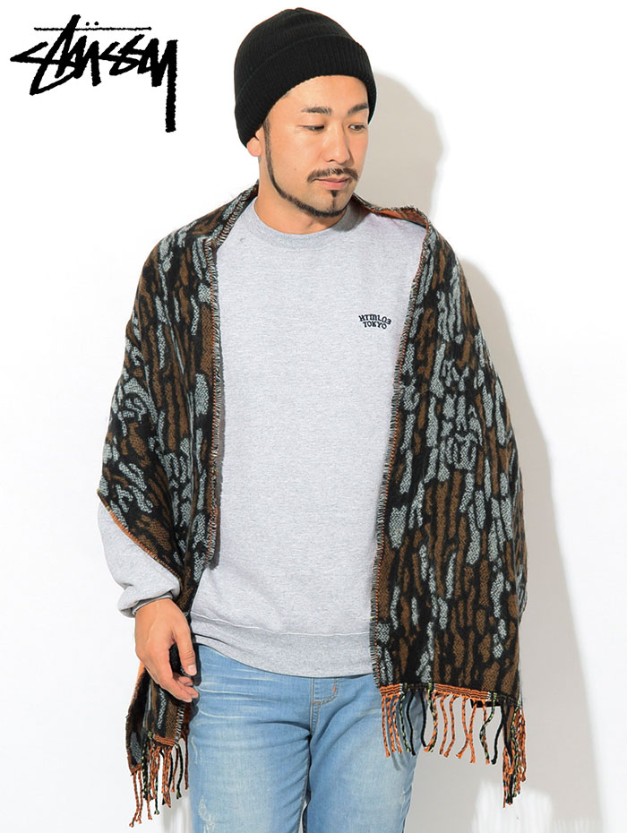 楽天市場】ステューシー STUSSY マフラー メンズ Tree Bark Wool