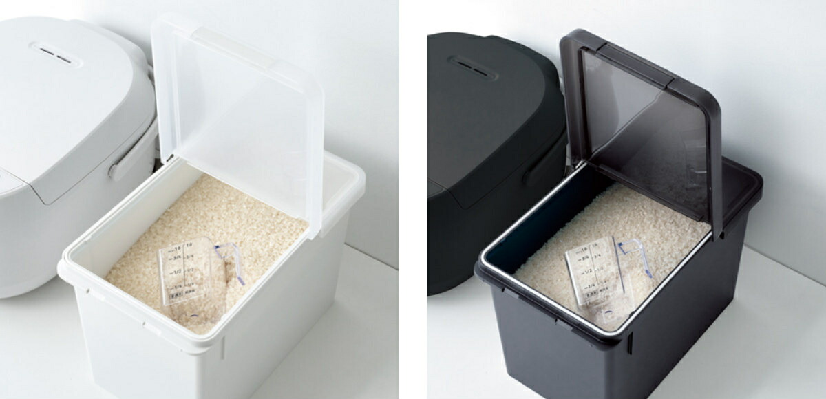 楽天市場】米びつ 6kg S密閉米びつ （ ライスストッカー 計量カップ