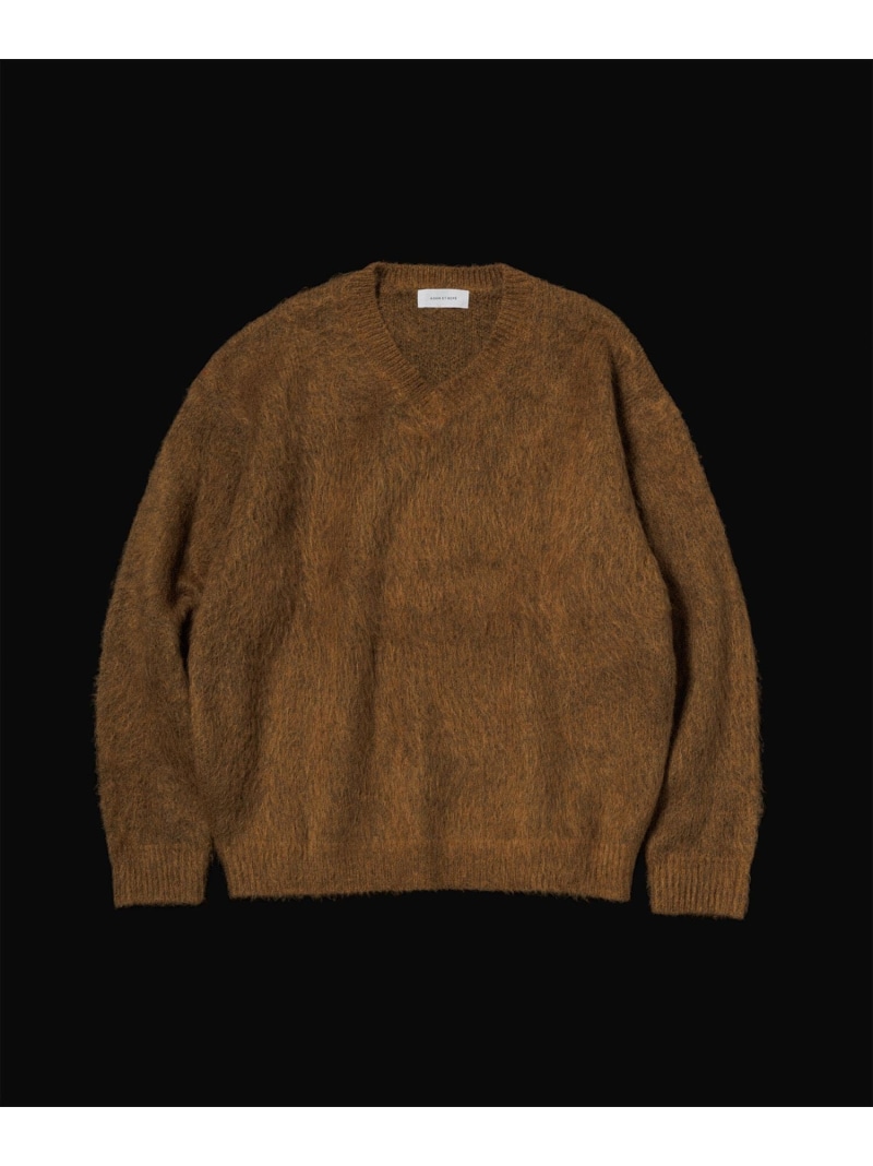 楽天市場】モヘアミックス オーバーサイズ Vネックニット ADAM ET ROPE