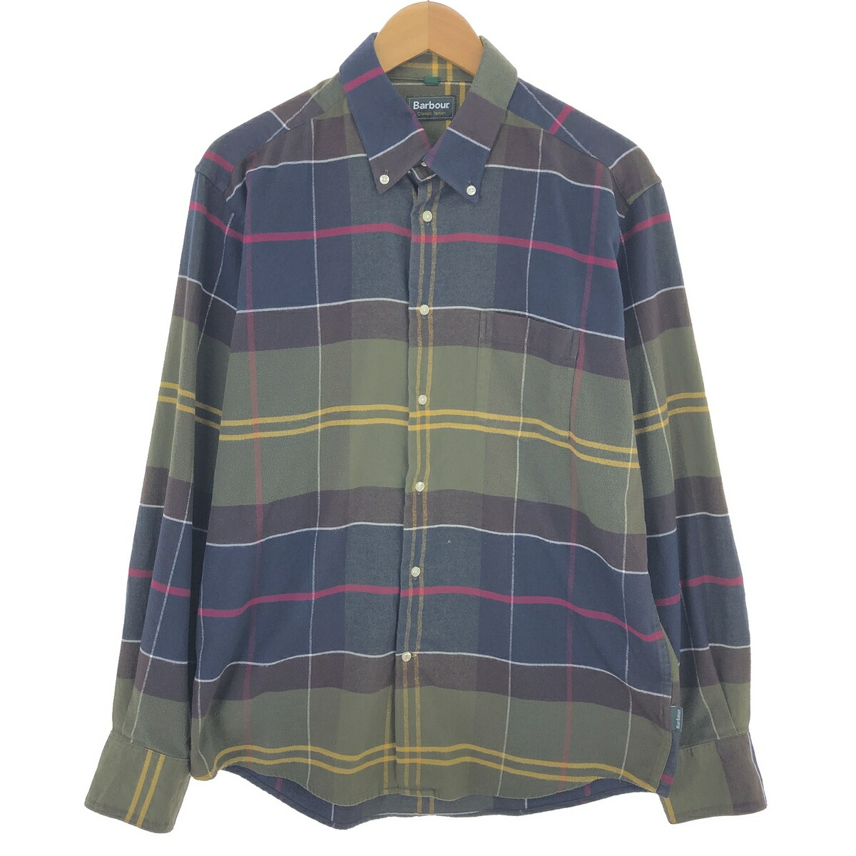 楽天市場】古着 バブアー Barbour チェック柄 長袖 ボタンダウン