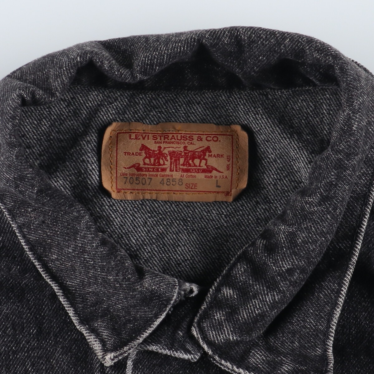 楽天市場】古着 90年代 リーバイス Levi's 70507-4858 先染め ブラック