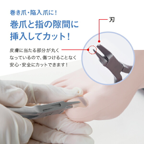 楽天市場】陥入爪用ニッパー/介護施設・医療機関のフットケアでも使用