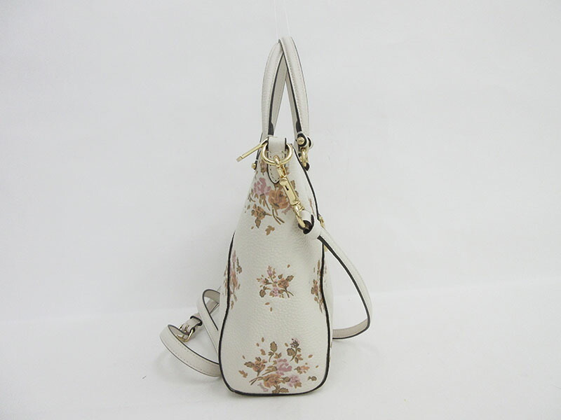 楽天市場】COACH(コーチ) 花柄 2WAY ショルダー ハンド バッグ 91603