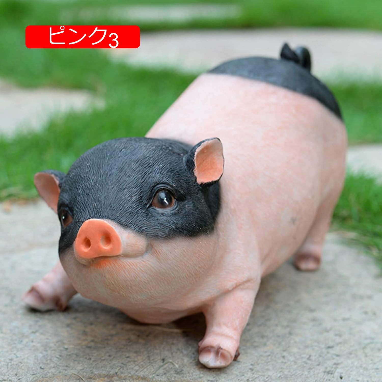 楽天市場】置物 アウトドア オシャレ リビング オブジェ 豚 アニマル