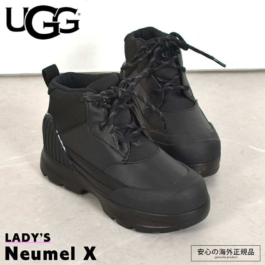 楽天市場】アグ ショートブーツ レディース ニューメル X ブラック 黒