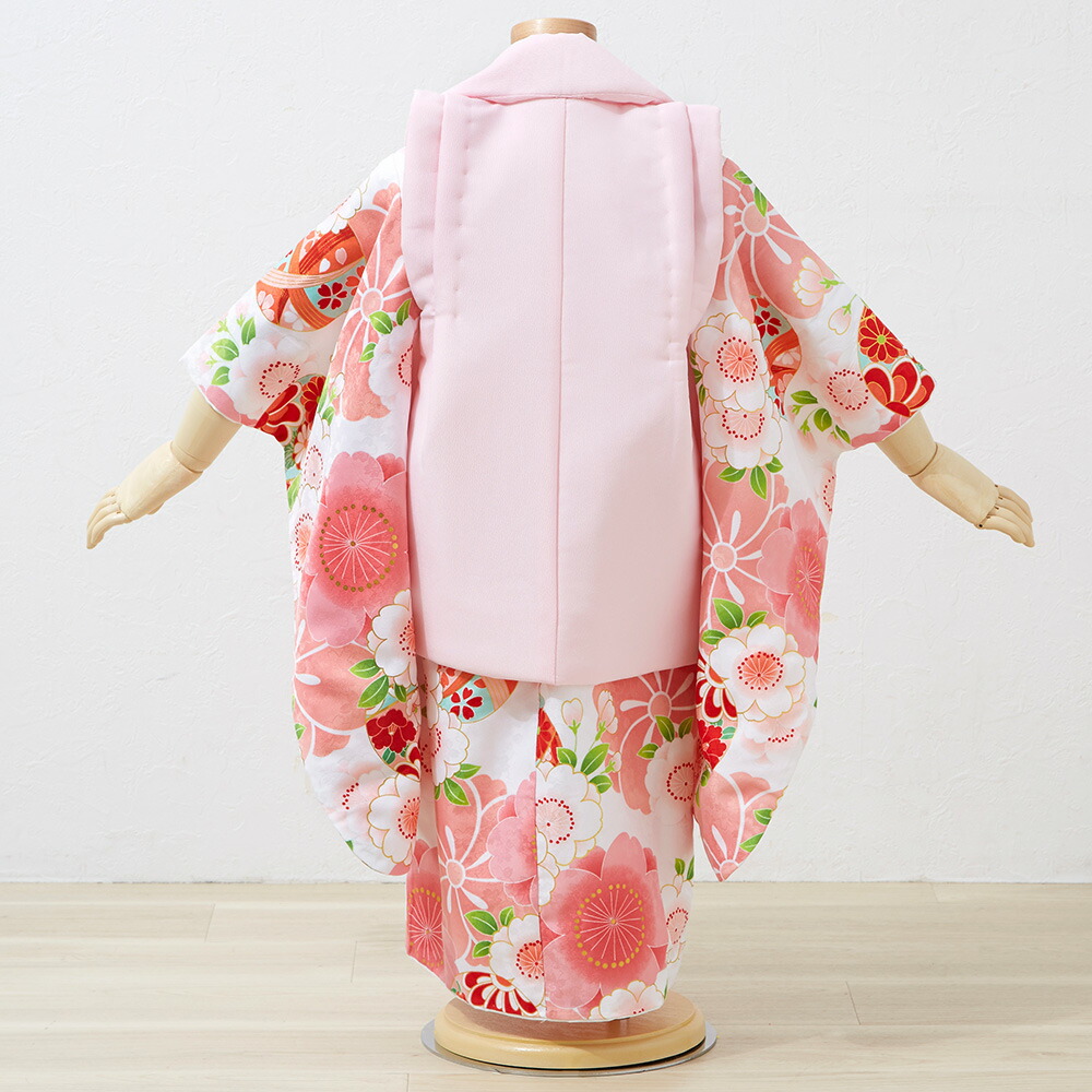 七五三用 着物 ピンク 3歳 花ひめ きもの遊美 京美 七五三 着物 3歳
