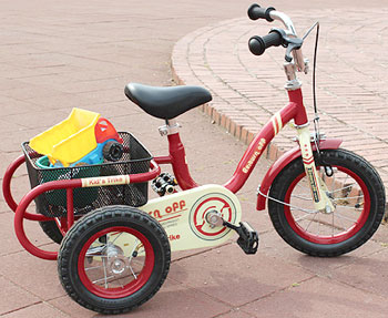 楽天市場】3輪チャ 前輪12インチ×後輪10インチの三輪車 子供用