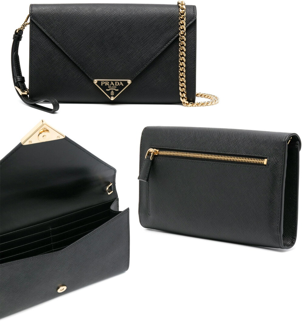 楽天市場】PRADA プラダ レディース小銭入れ付き二つ折り長財布取外