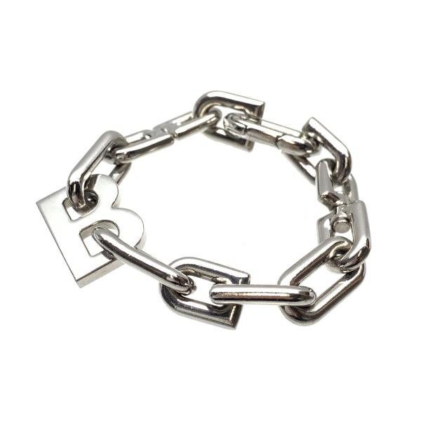 楽天市場】BALENCIAGA バレンシアガ B Chain スリム ブレスレット S