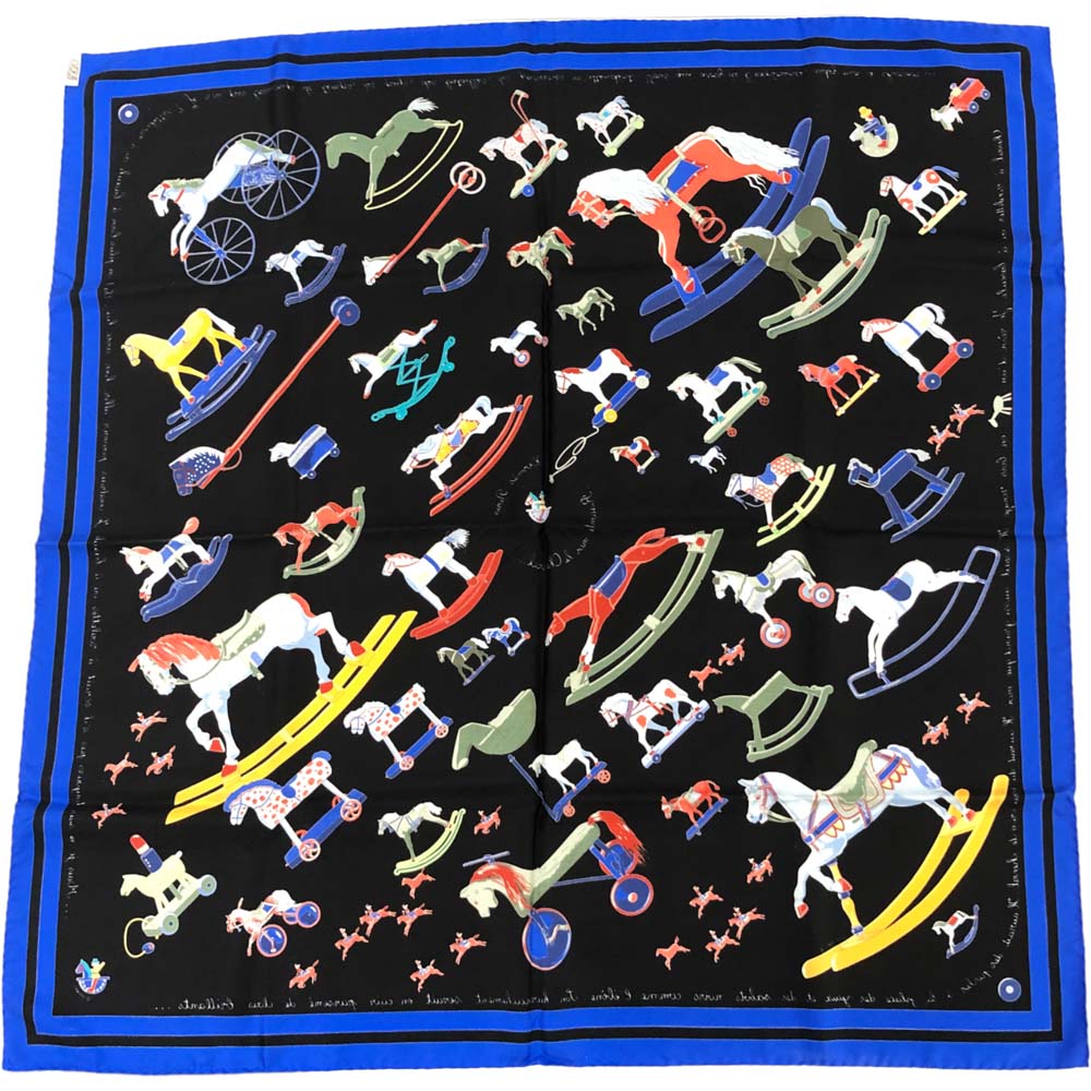 楽天市場】［南店］【未使用品/付属品〇】エルメス カレ90 お馬の話を