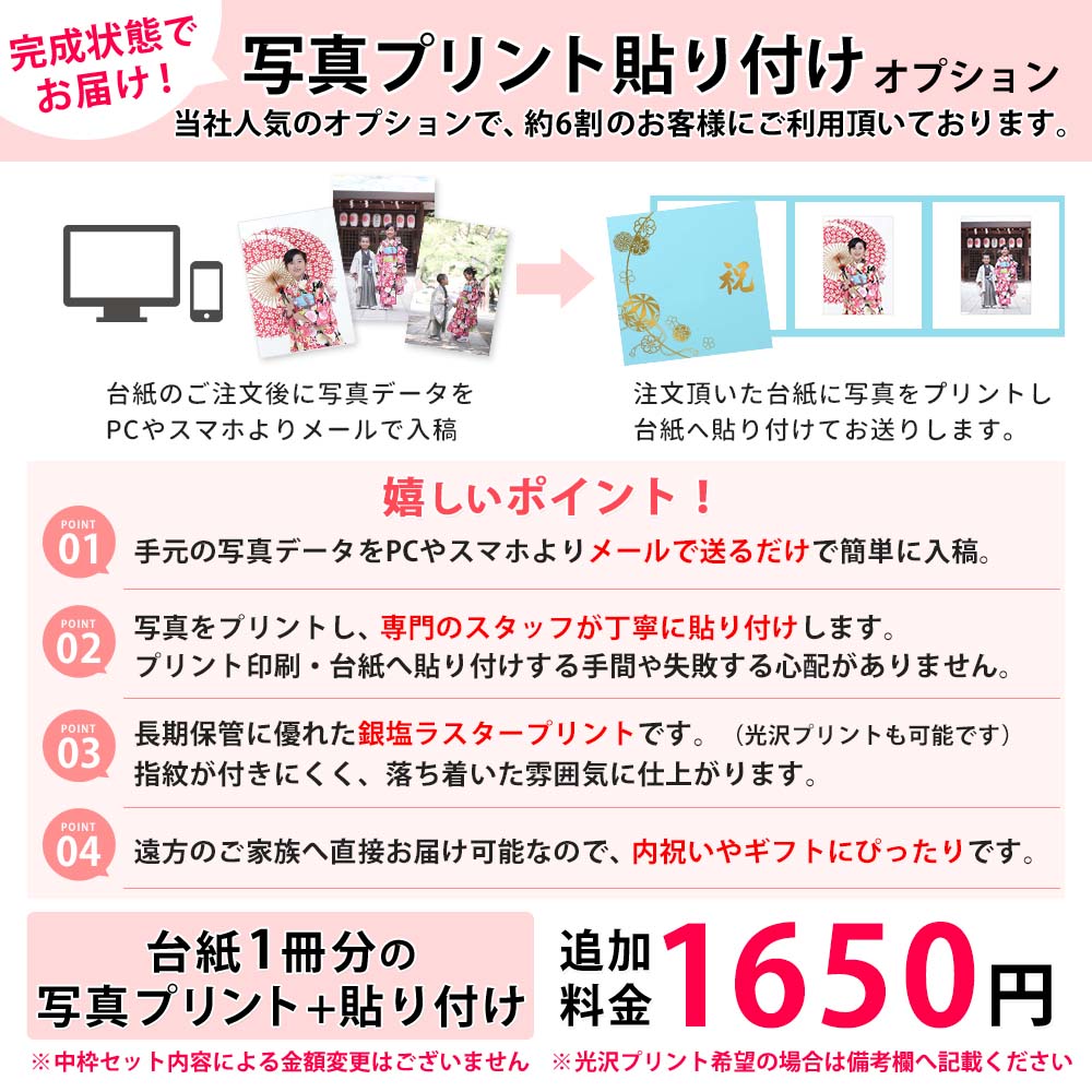 楽天市場】写真台紙 l/2l対応【3面2L 雅（みやび） 中枠白色】中枠付き