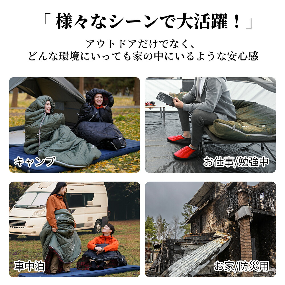 楽天市場】【15%OFFクーポン】KingCamp 寝袋 シュラフ ワイドサイズ
