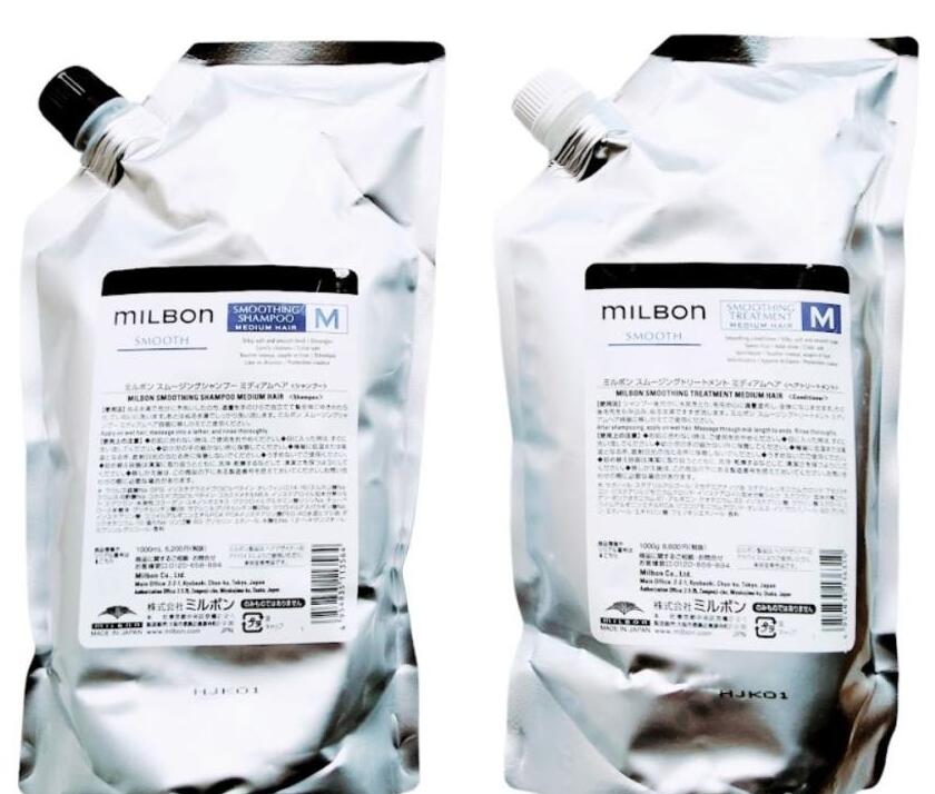 楽天市場】◎グローバル ミルボン スムージング【Mセット】 1000ml+