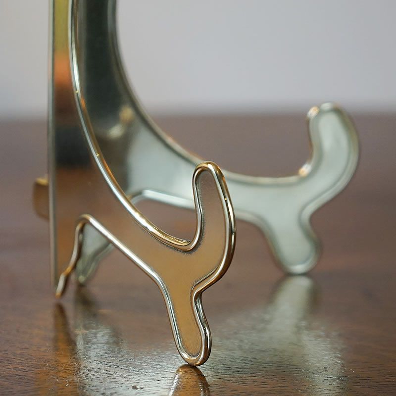 楽天市場】イタリア製 真鍮 イーゼル 皿立て M スタンド 折りたたみ可