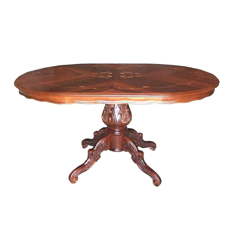 楽天市場】イタリア家具 ダイニングテーブル オーバル140 UV塗装 艶