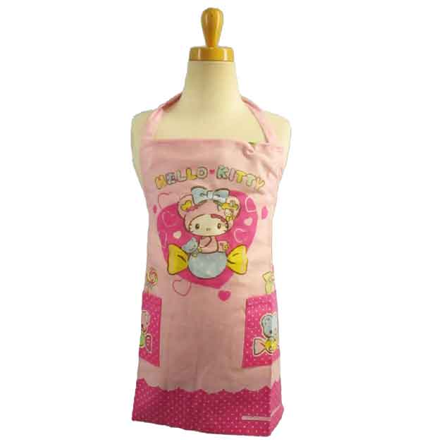 楽天市場】ハローキティ/キティちゃん☆ハローキティ プリントエプロン