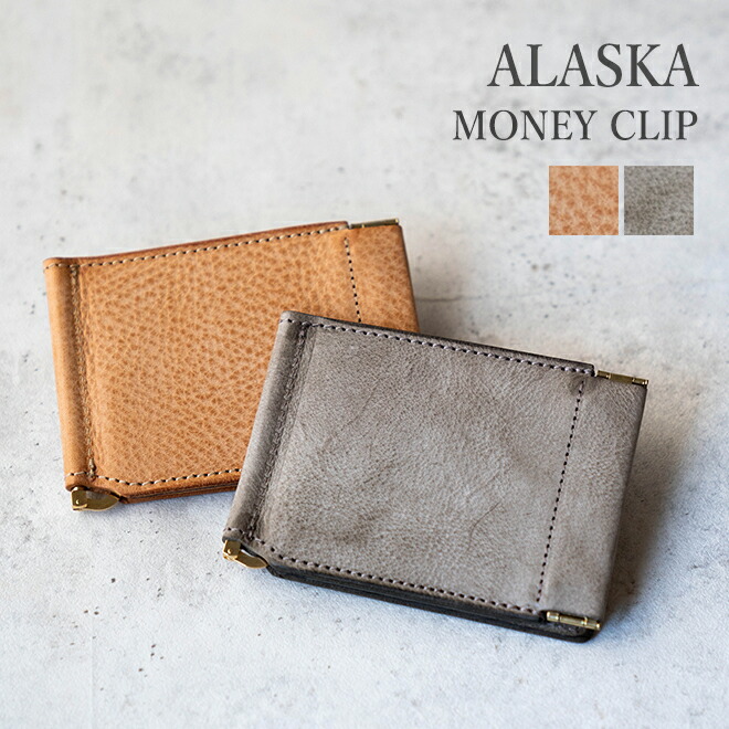 楽天市場】Re-ACT リアクト ALASKA LEATHER MONEY CLIP WALLET 財布