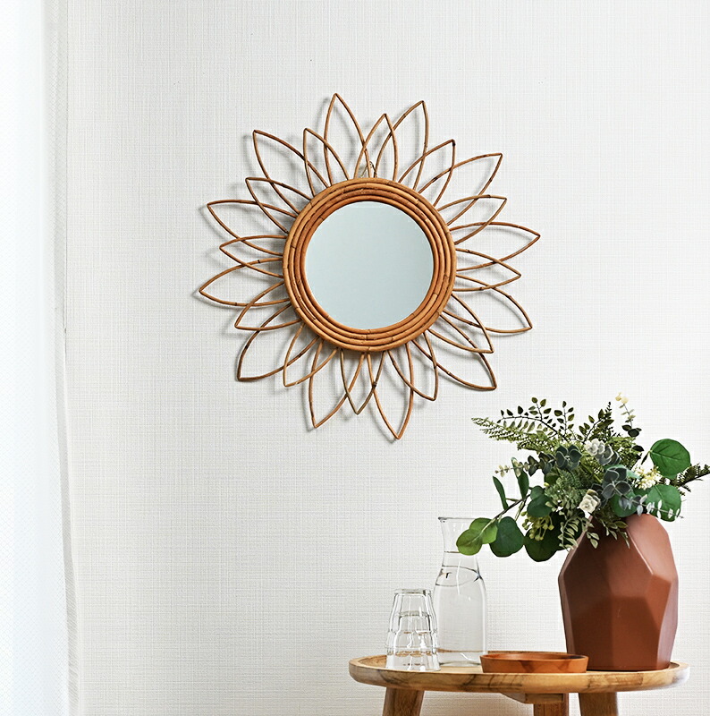 楽天市場】ラタンミラー ラタン雑貨 アジアン インテリア ボタニカル