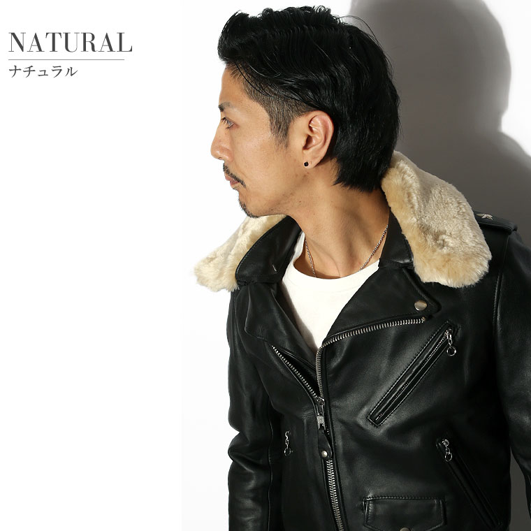 楽天市場】【ポイント10倍】Schott ショット 襟ボア ライダース 618M