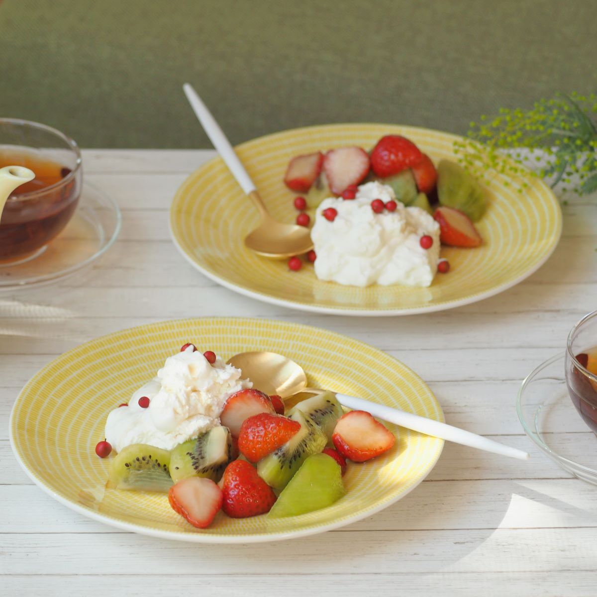 楽天市場】アラビア (ARABIA) 24h Avec アベック イエロー プレート