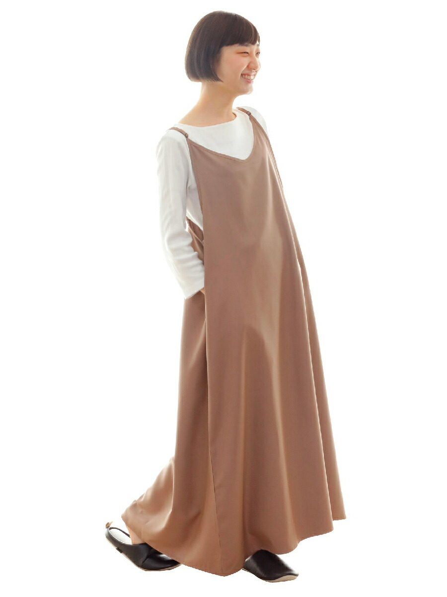 楽天市場】エプロン ワンピースエプロン （ ポケット付き おしゃれ