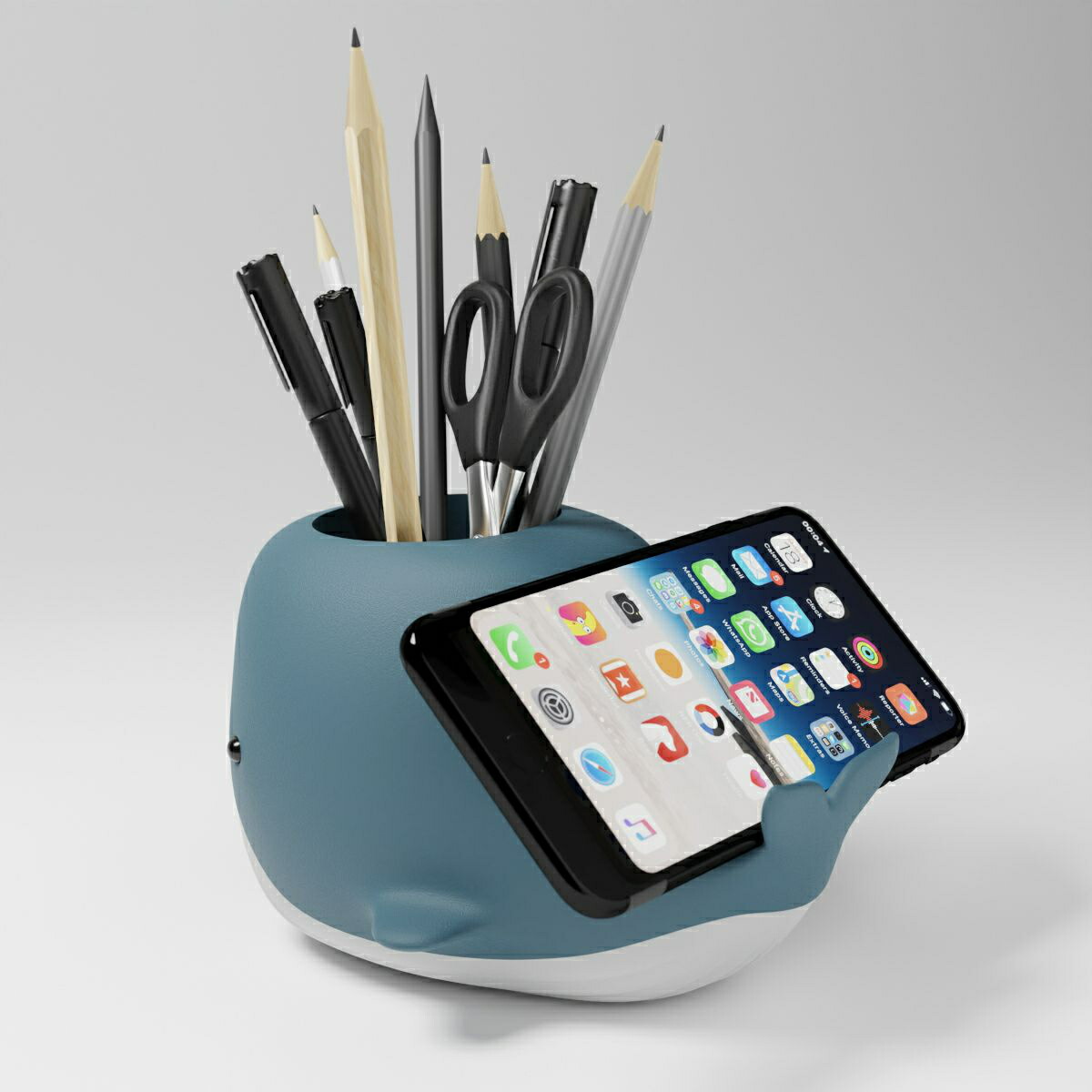 楽天市場】ペン立て Mustard マスタード ホエール ペンスタンド