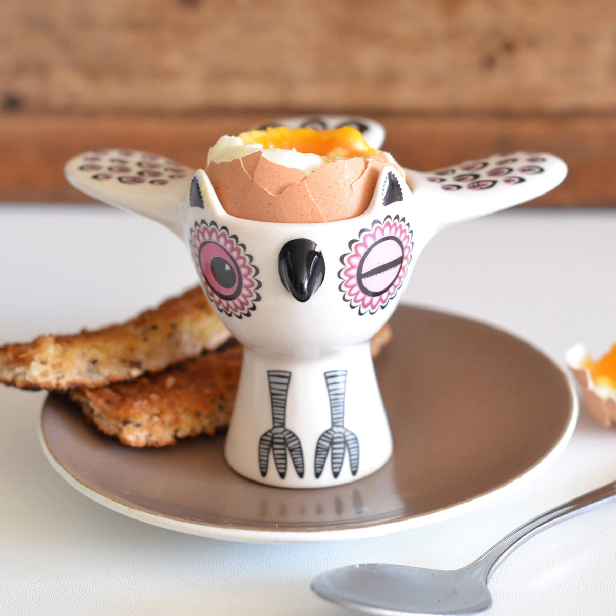 楽天市場】エッグカップ Hannah Turner Egg cups Owl フクロウ