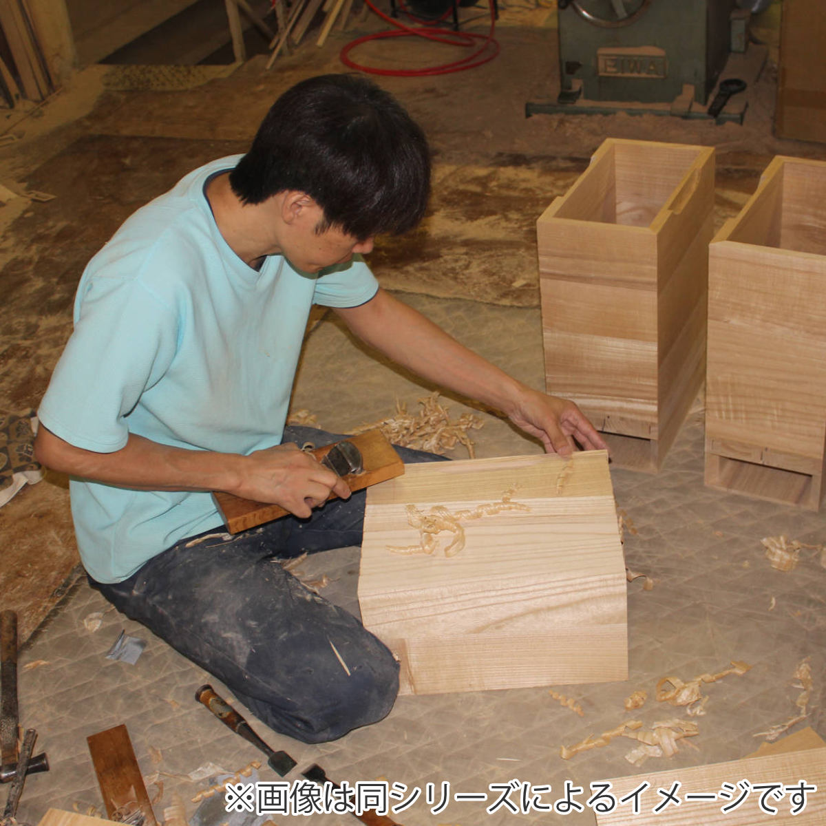 楽天市場】米びつ 30kg 桐の米びつ 焼桐 キャスター付き 一合升