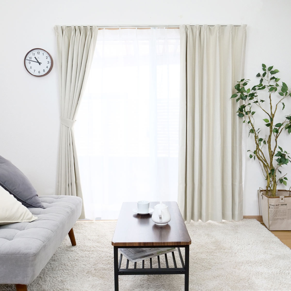 楽天市場】カーテン 防炎 2級遮光カーテン 幅150×丈135～240cm 1枚入り