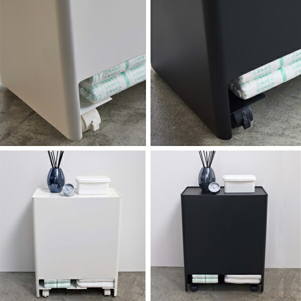 楽天市場】山崎実業 tower シニア＆ベビー オムツストッカー タワー