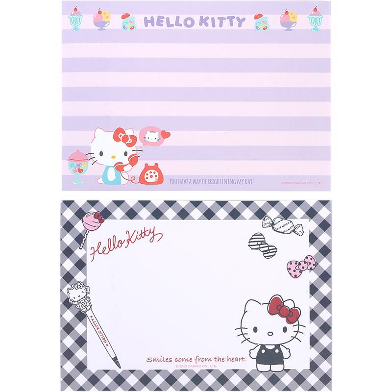 楽天市場】ハローキティ 8デザインメモ メモ帳 104枚 シール付き