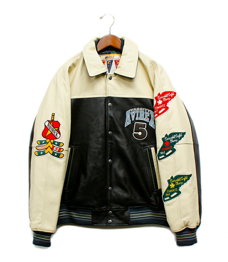 楽天市場】AVIREX(アヴィレックス) STADIUM JACKET WILD BEARS
