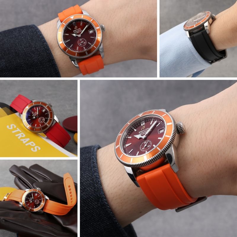 楽天市場】【BREITLING ブライトリング 対応】MOD FKM RUBBER