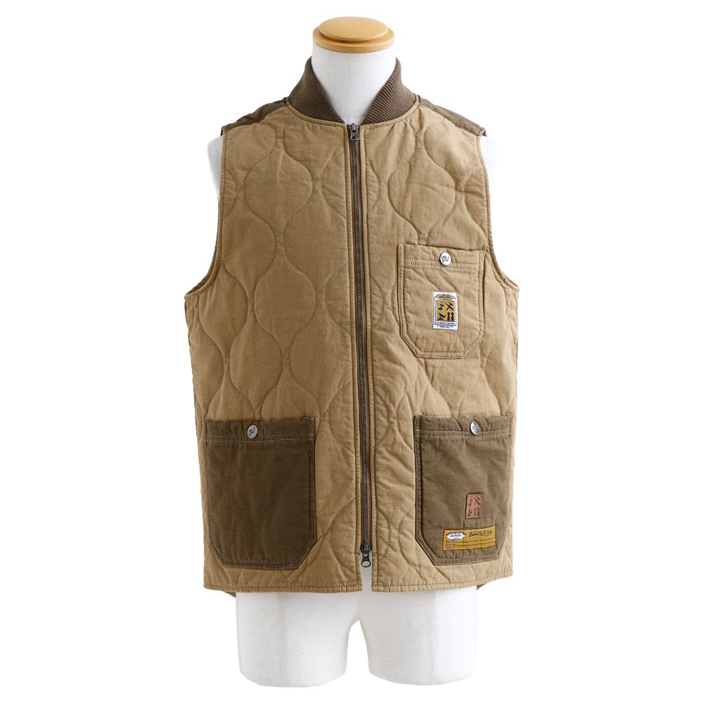 楽天市場】ベスト キルティングベスト メンズ レディース 配色切り替え