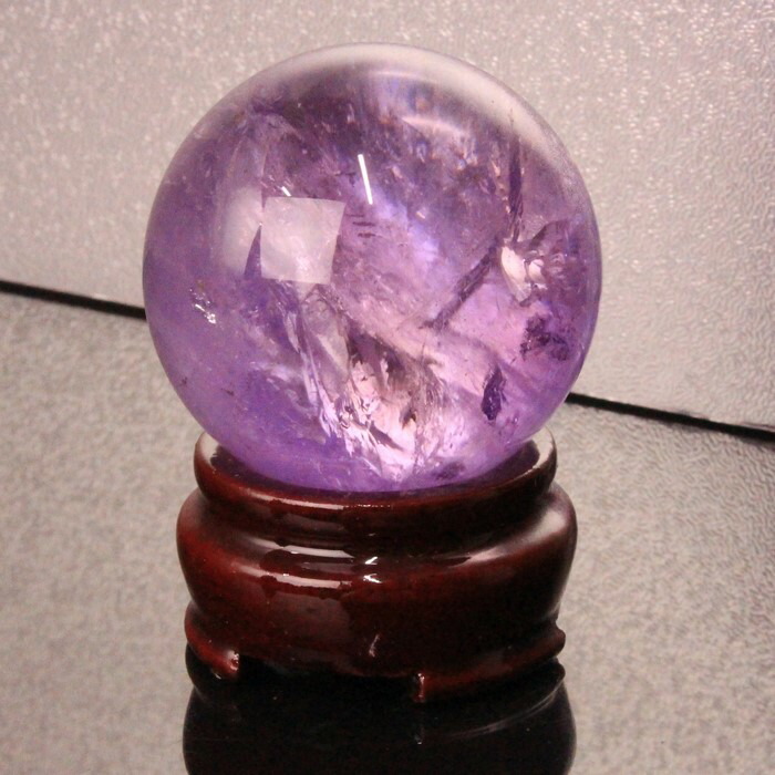 楽天市場】【48mm】アメジスト 丸玉｜アメシスト Amethyst 紫水晶