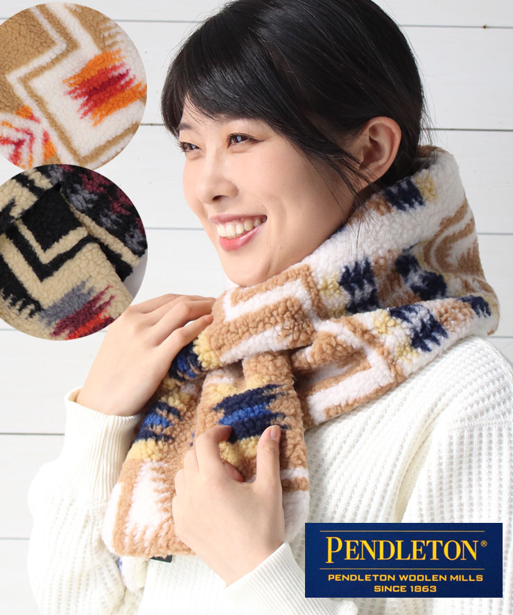 楽天市場】マフラー ペンドルトン PENDLETON ボアマフラー PDT-000