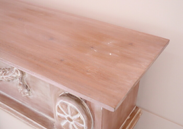 楽天市場】マントルピース ロココウォッシュシャビー シャビーシック