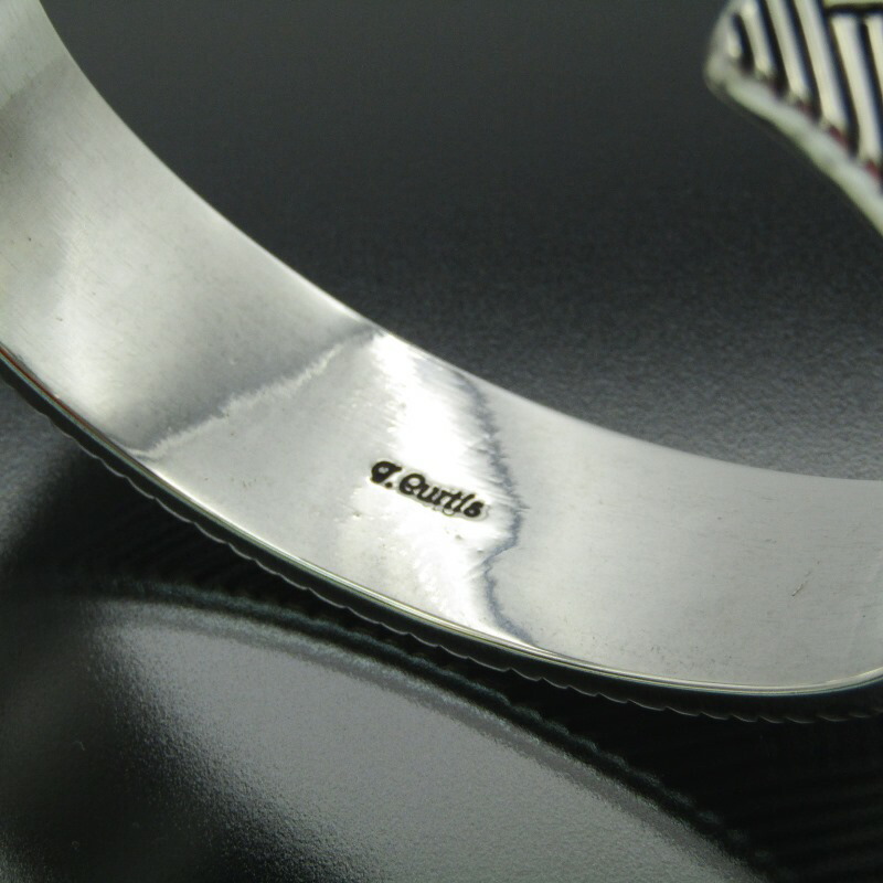 楽天市場】【中古】美品 Thomas Curtis ナバホ族 バングル スタンプ