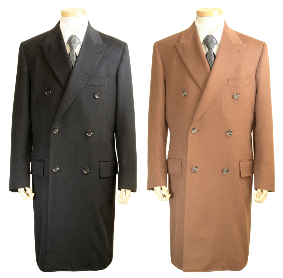 楽天市場】カシミヤコート | ARAMIS ダブル チェスターコート 日本製