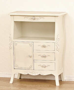 楽天市場】アンティーク風FAX台 ファックス台 電話台 アンティーク