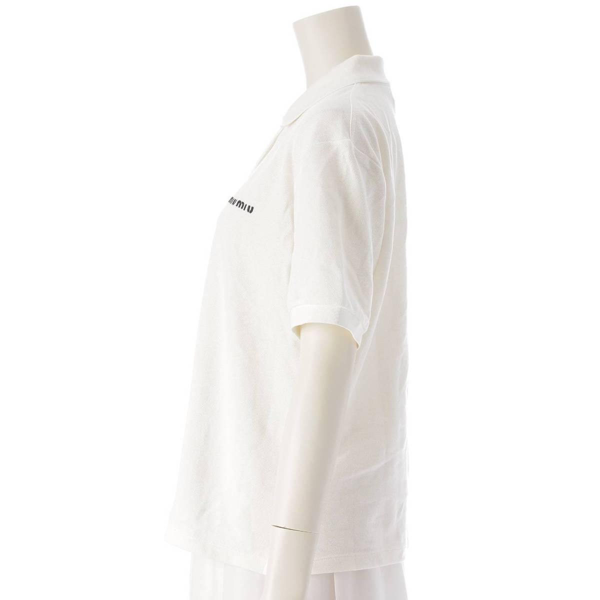 楽天市場】【ミュウミュウ】Miu Miu 24SS 半袖 ロゴ コットンピケ
